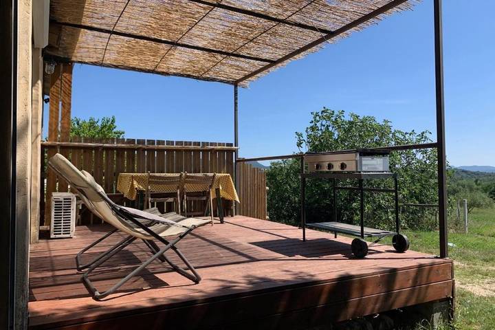 Villa voor 3 personen, met zwembad en tuin in de Ardèche