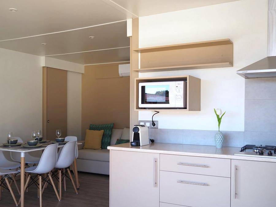 Camping Mas Patoxas - Bungalow 6 personen - Quermany - 2 Schlafzimmer in Pals, Costa Brava