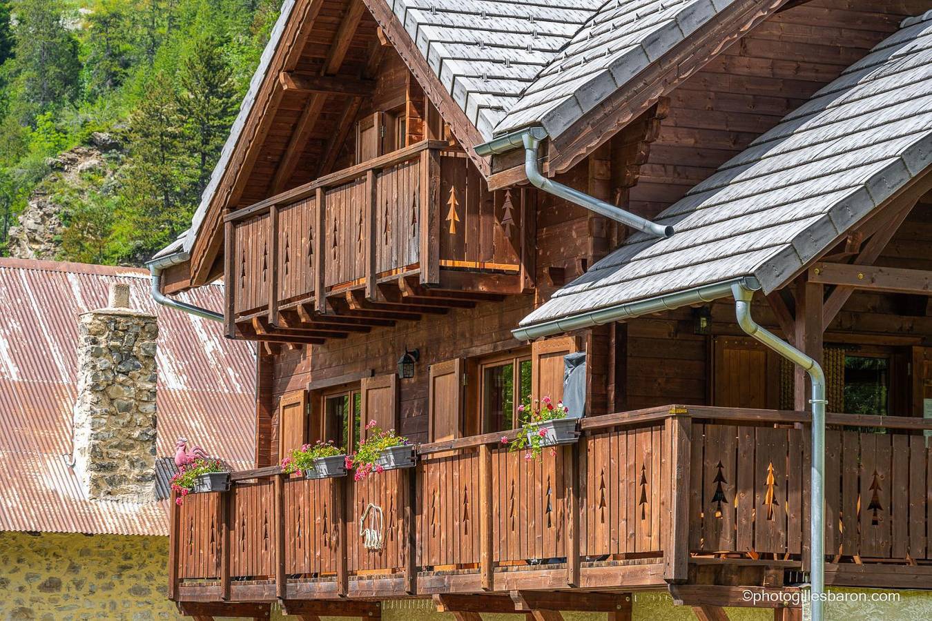 Le Chalet de Pont Peyron in Orcières, Parque Nacional de los Ecrins