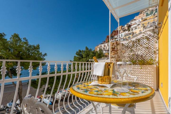 Chambre d’hôte pour 2 personnes, avec terrasse et vue à Positano