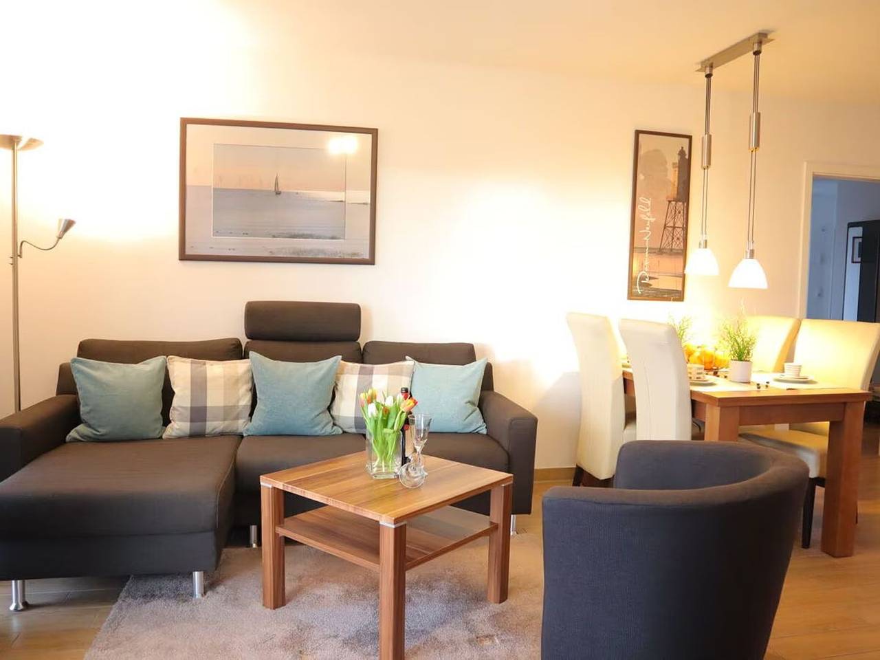 Ganze Wohnung, "Apartment Sonnenbogen: Nordseezauber und Komfort am Deich!" in Dorum-Neufeld, Samtgemeinde Land Wursten