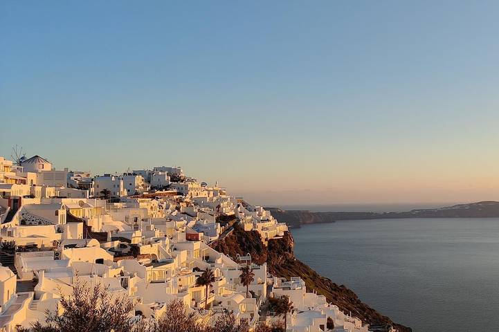 Ganze Wohnung, Briga Villas  Studio I - mit atemberaubenem Blick auf  Caldera / Vulkan in Firostefani, Thera
