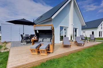 Ferienhaus für 8 Personen, mit Sauna und Garten in Olpenitz