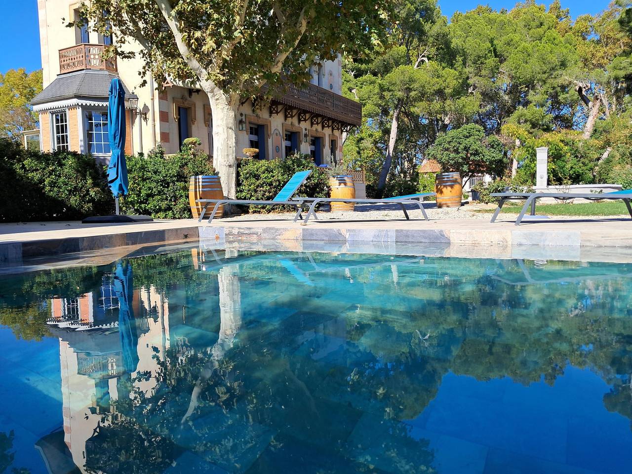 Chateau du Marquisat in Olonzac, Canal du Midi