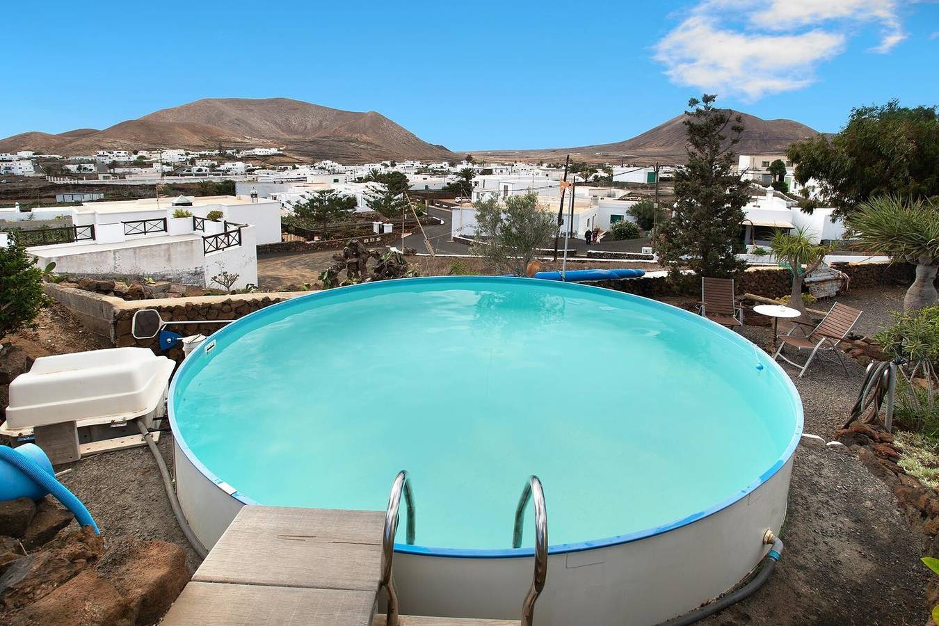 Casa Caldereta con vistas a la montaña, piscina, Wi-Fi y terraza in Guatiza, Teguise