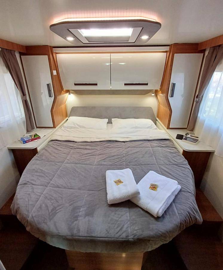 Caravan in Barajas, Madrid