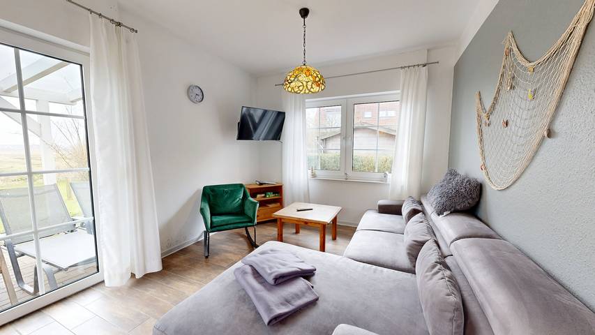 Ferienhaus für 6 Personen, mit Terrasse und Garten auf Borkum