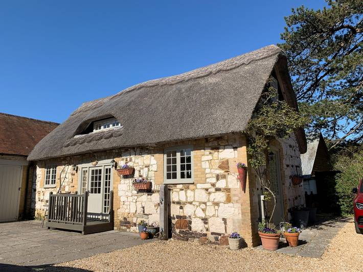 Log cabin for 2 people, with garden on the Isle of Wight