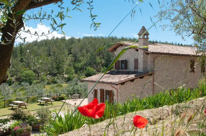 Maison de vacances pour 4 personnes, avec piscine ainsi que jardin et vue - 1