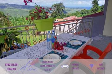 Gîte pour 4 personnes, avec vue et jardin à Sainte-Marie