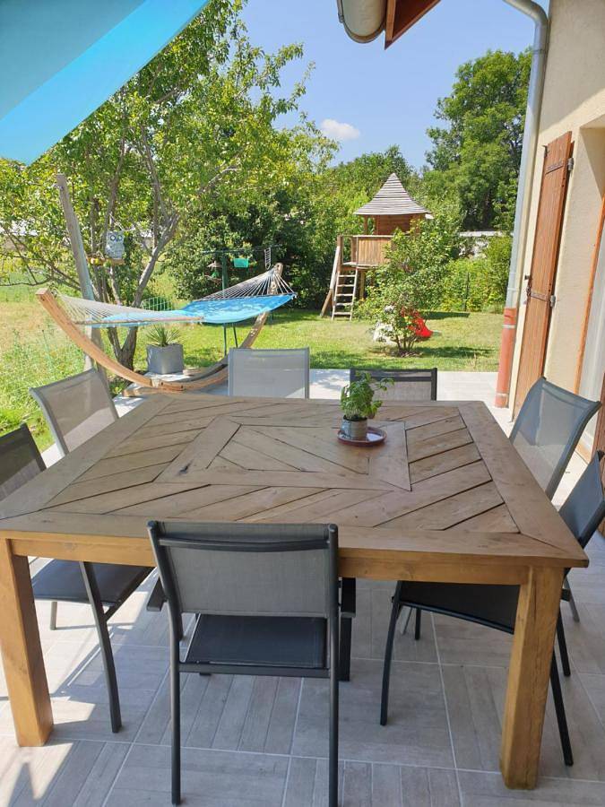 Maison de vacances pour 7 personnes, avec piscine ainsi que bassin pour enfant et jardin