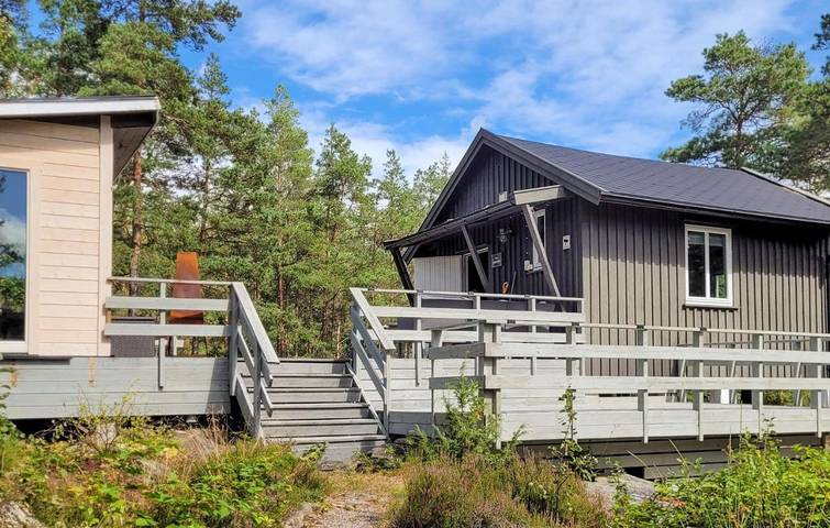 Ferienhaus für 4 Personen, mit Seeblick