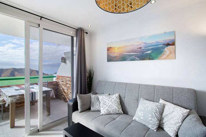 Apartamento entero, Apartamento de vacaciones 'Francesco House 1509 Monte Paraiso' con vistas al mar in Playa Amadores, Mogán