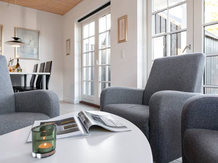 Bungalow für 4 Personen, mit Sauna und Balkon/Terrasse sowie Terrasse in Dänemark