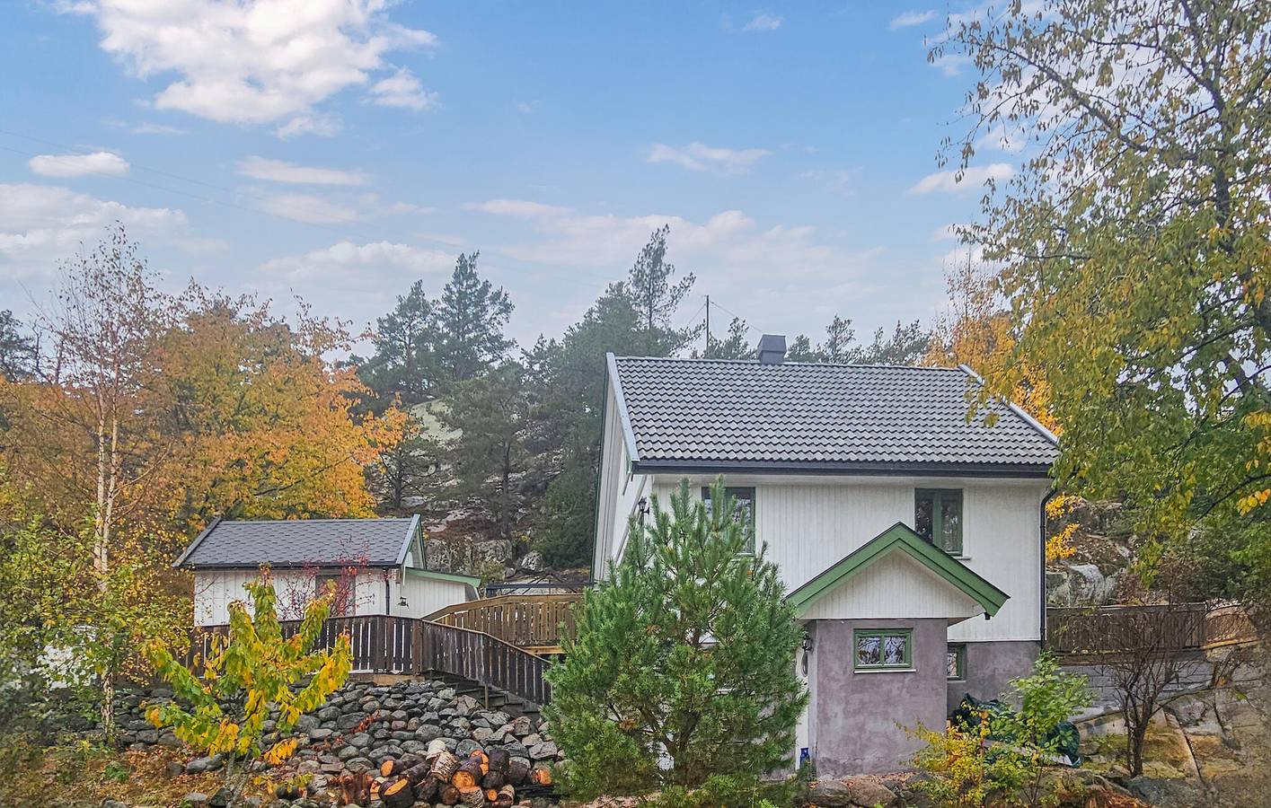 Ferienhaus für 6 Personen mit Terrasse in Sarpsborg