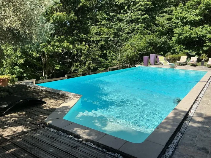 Ferienhaus für 5 Personen, mit Pool und Garten sowie Ausblick - 1