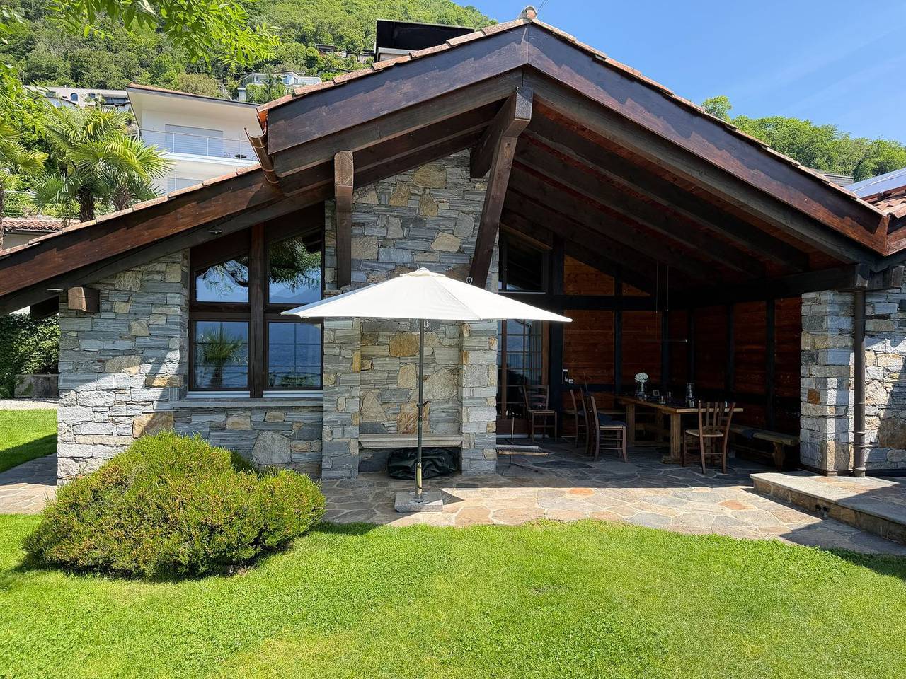 Vakantiehuis voor 6 personen met balkon in Minusio, Ticino Alpen en Verbano