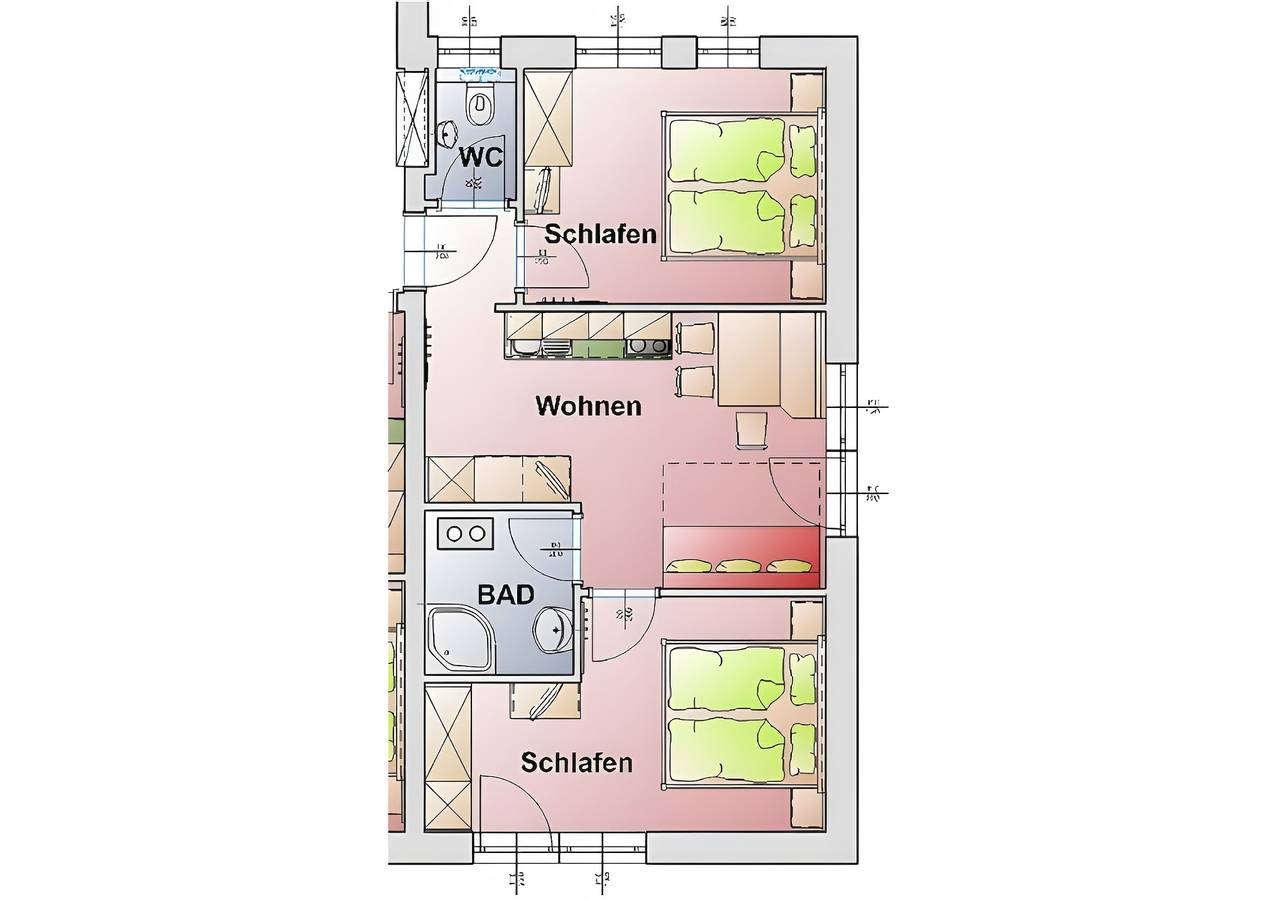 Ganze Wohnung, Apartment 'Stockinger A2' mit Bergblick, Gemeinschaftsgarten und Wlan in Großarl, Ski Amadé