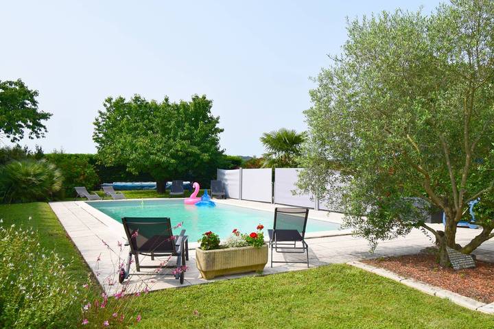 Maison de vacances pour 6 personnes, avec piscine