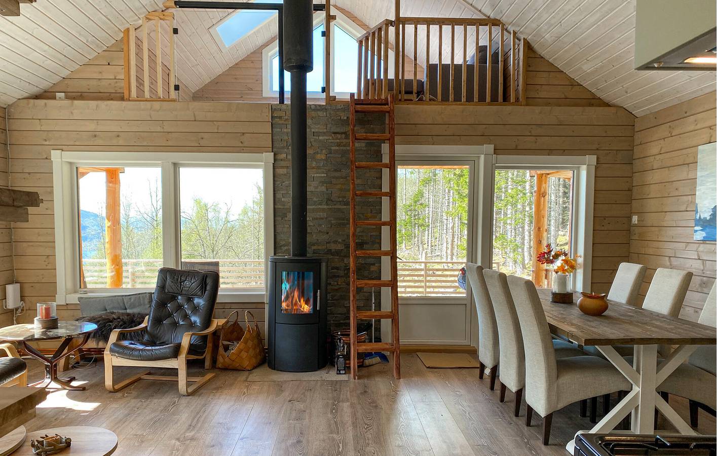 Ferienhaus für 6 Personen mit Ausblick in Skodje