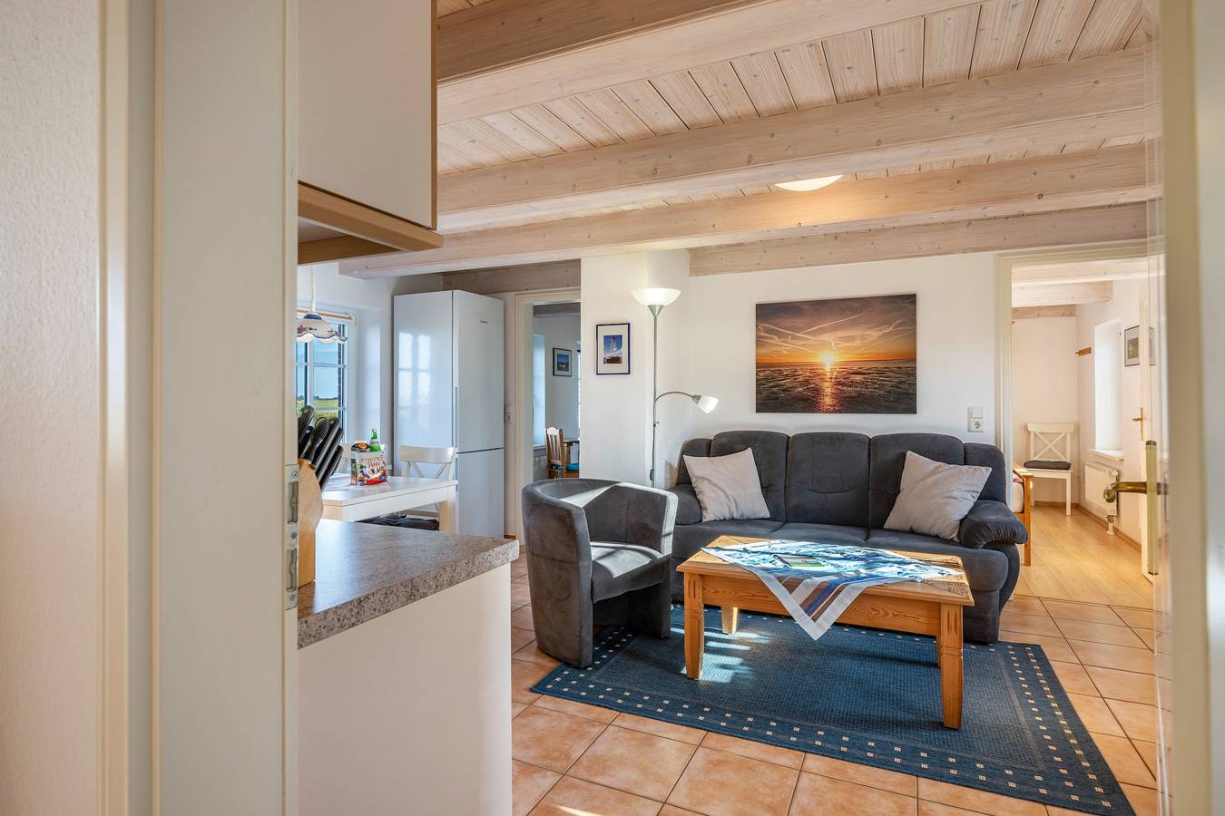 Reetdachhaus 'Blick Ins Tüterland' mit privater Terrasse, privatem Garten und Wlan in Pellworm, Nordfriesland