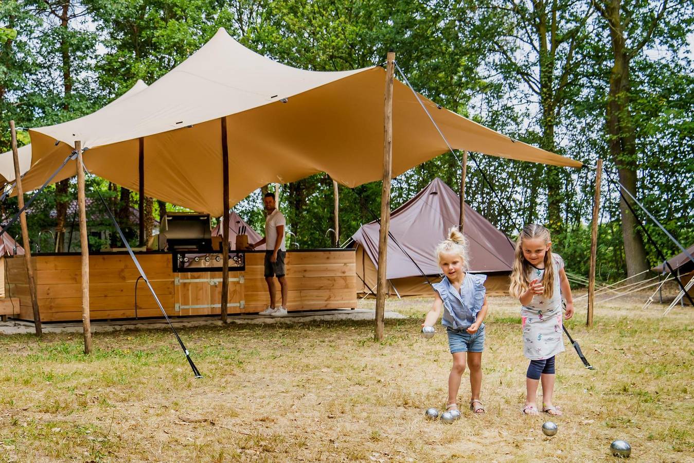 Vakantiepark Breebronne — Glamping-Zelt in Maasbree, Limburg (Niederlande)