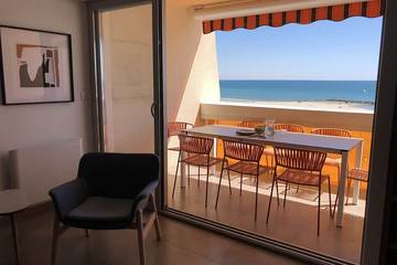 Gîte pour 6 personnes, avec balcon et jardin dans Office de Tourisme de Palavas les Flots