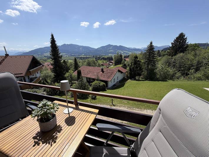 Ganze Ferienwohnung, Ferienwohnung Bergblick mit Balkon in Oy-Mittelberg, Bayerisch Schwaben