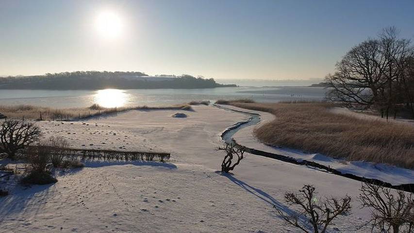 Ferienwohnung für 2 Personen, mit Garten und Seeblick in Grödersby