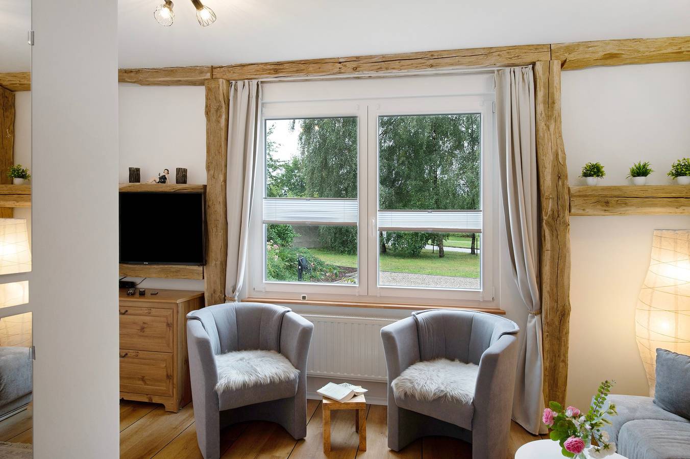 Ganze Wohnung, Ferienwohnung 'Haus Hinz 2 Zi Fe-Wo An Der Ostsee' mit Gemeinschaftsterrasse und Wi-Fi in Kalkhorst, Nordwestmecklenburg (Wismar und Umgebung)
