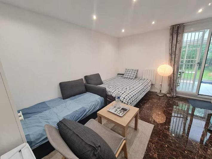 Maison d’hôte pour 3 personnes, avec jardin ainsi que vue et balcon