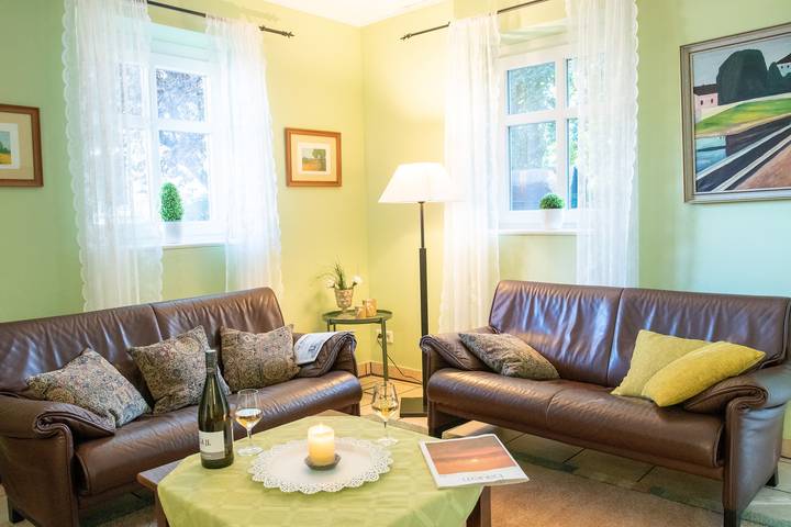 Ferienwohnung für 4 Personen, mit Garten und Terrasse, mit Haustier