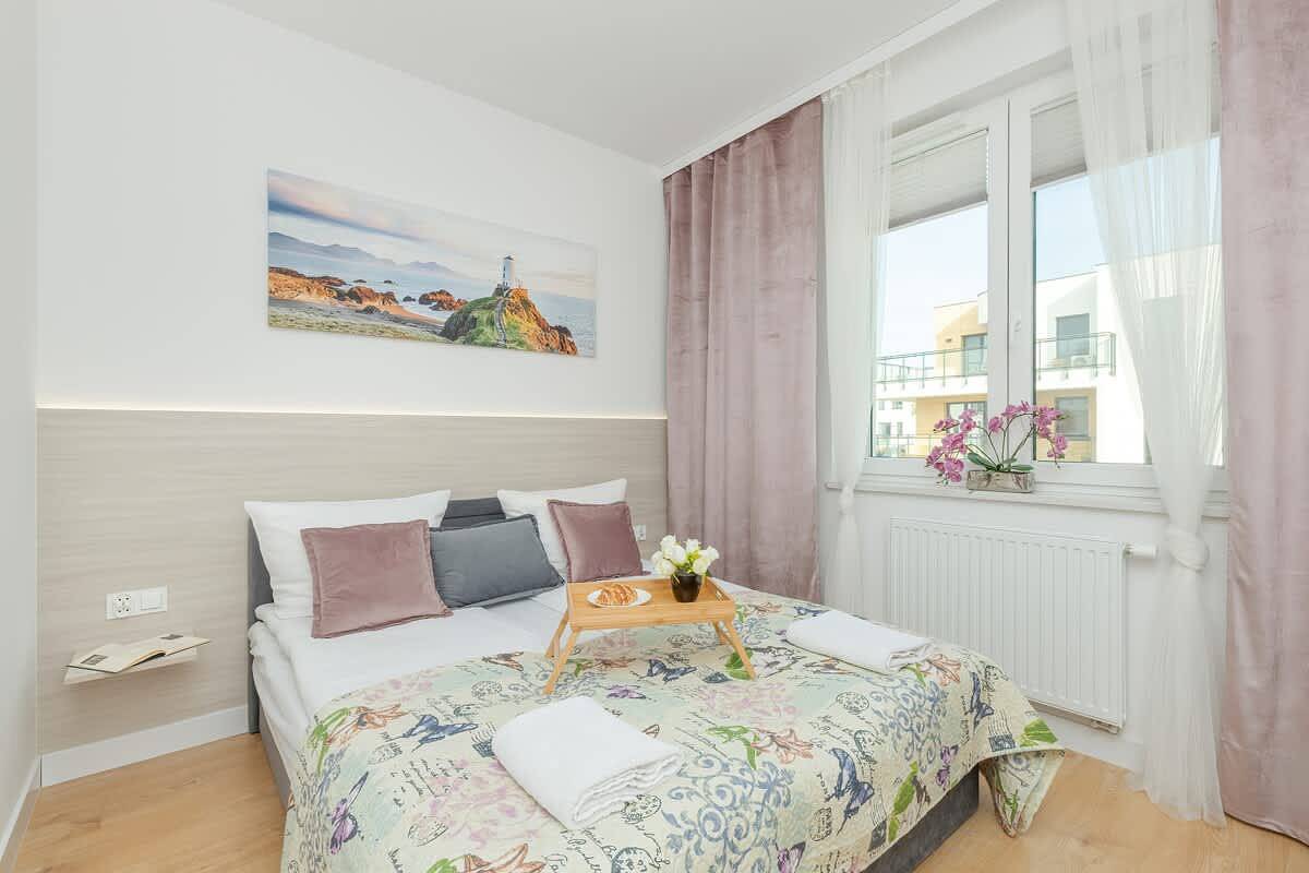 Ganze Wohnung, Stylish Apartment with Balcony | Parking | Close to the Beach in Puck, Polnische Ostsee