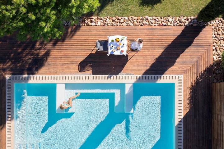 Hôtel pour 4 personnes, avec terrasse et jardin ainsi que sauna et jacuzzi