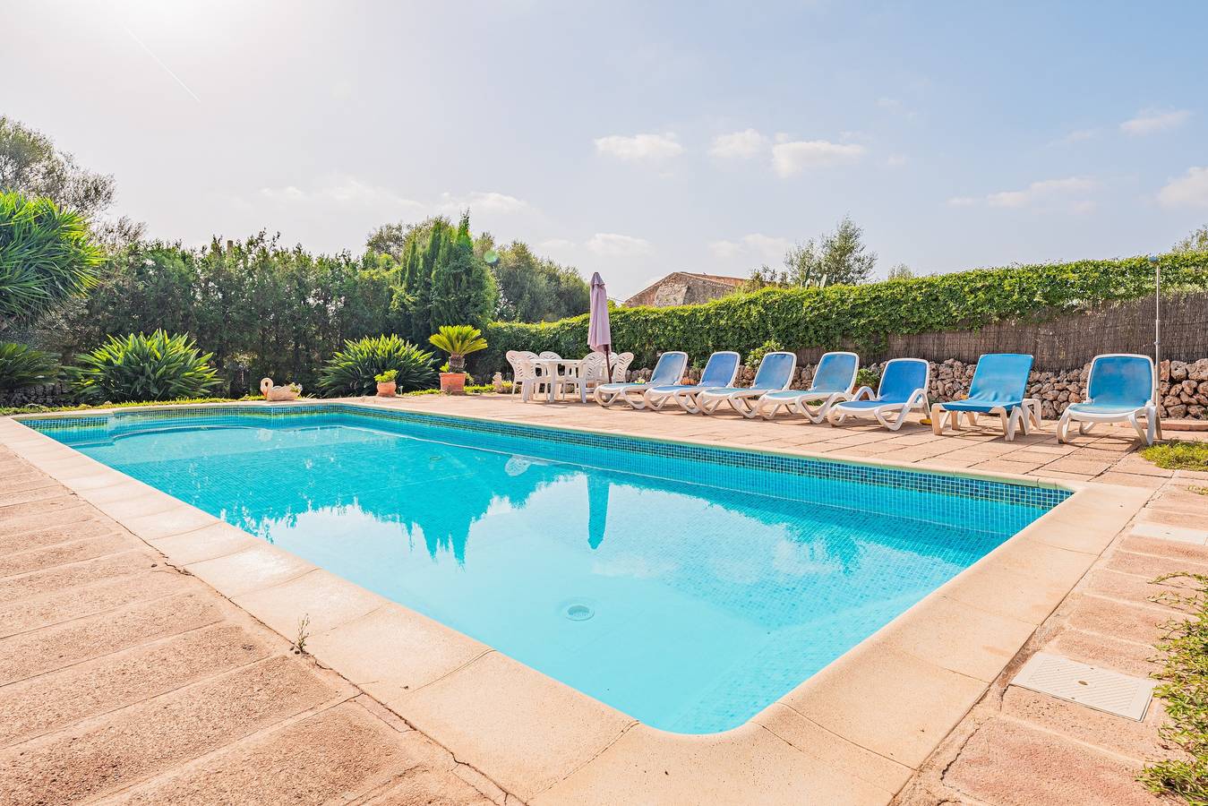 Casa de campo "Can Miquel des Revellar" con vistas a la montaña, piscina y Wi-Fi in Campos, Mallorca Sur