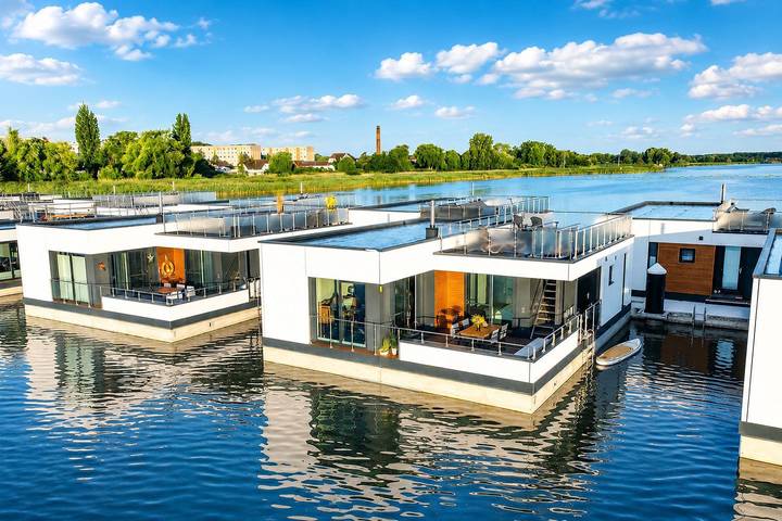 Ferienhaus für 6 Personen, mit Terrasse und Ausblick sowie Seeblick auf Fischland - Darß - Zingst - 3