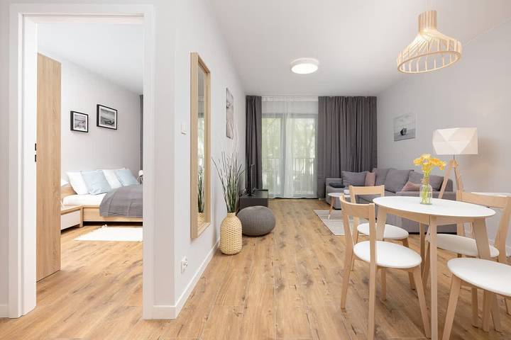 Ferienwohnung für 4 Personen, mit Whirlpool und Garten sowie Sauna, kinderfreundlich in Kolberg