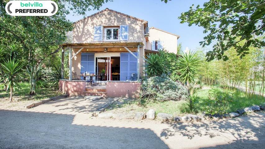 Maison de vacances pour 6 personnes, avec terrasse ainsi que jardin et piscine, animaux acceptés - 1