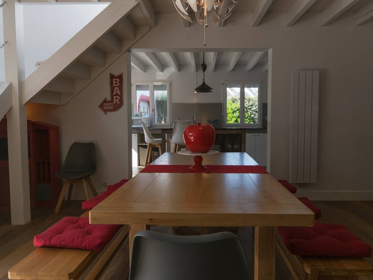 Casa renovada cerca de la playa con jardín y terraza in Sauzon, Côte des Mégalithes