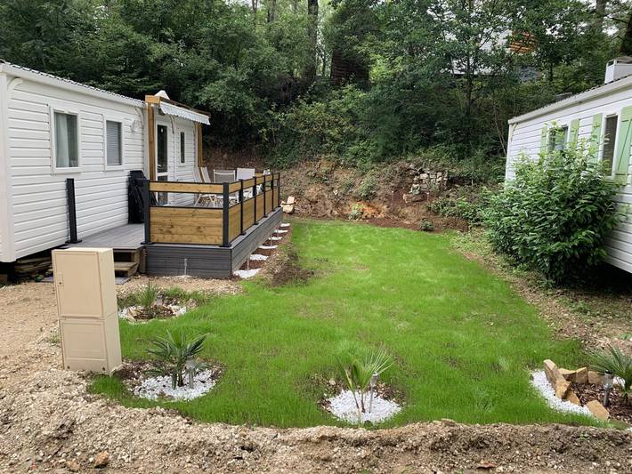 Mobil home pour 6 personnes, avec terrasse ainsi que piscine et jardin, animaux acceptés dans Essonne - 2