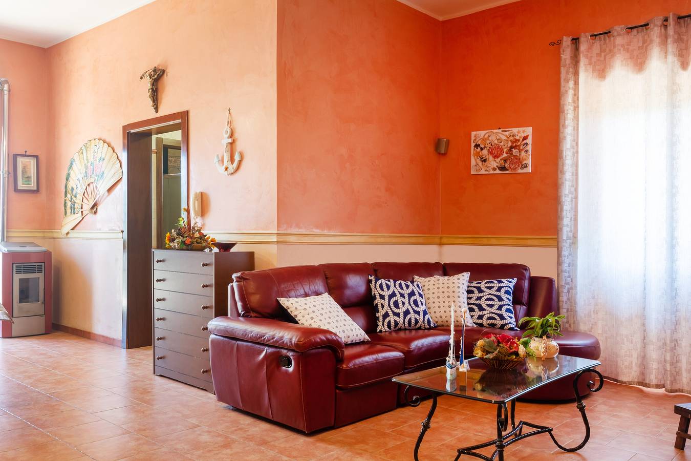 Ferienhaus 'Villa Acquamarina' mit privatem Garten und Klimaanlage in Porto Cesareo, Golf von Tarent