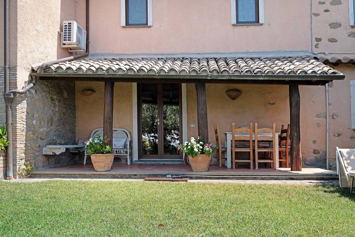 Zimmer „Tra Gli Ulivi E Il Panorama“ mit Bergblick, privatem Garten und Wlan in Orvieto, Terni Provinz