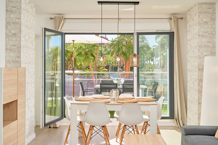 Gîte pour 6 personnes, avec balcon et bassin pour enfant ainsi que jacuzzi et jardin à Motril - 3