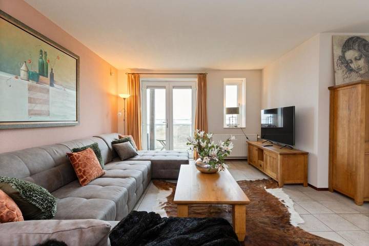 Vakantieappartement voor 4 personen, met Terras en Uitzicht op het meer in Hellevoetsluis