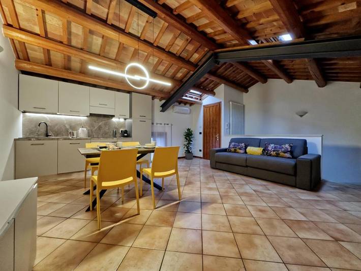 Gîte pour 4 personnes, avec jardin à Montagnana
