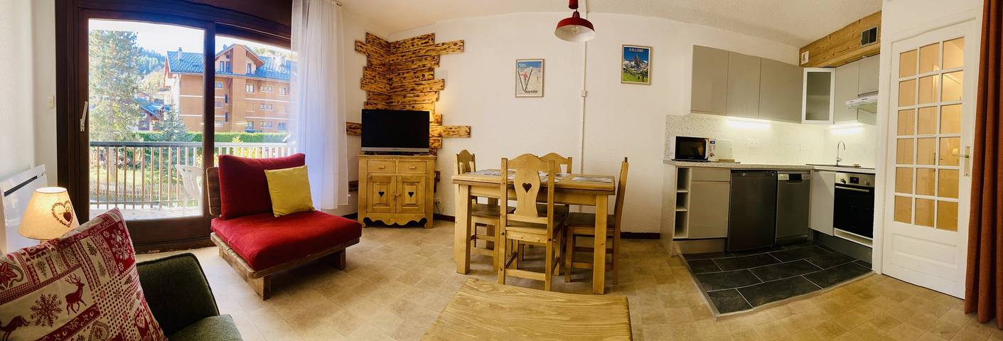 Gîte pour 4 personnes, avec balcon/terrasse à Valloire - 3