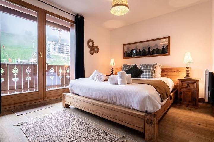 Gîte pour 4 personnes, avec balcon dans Station De Montalbert - 2