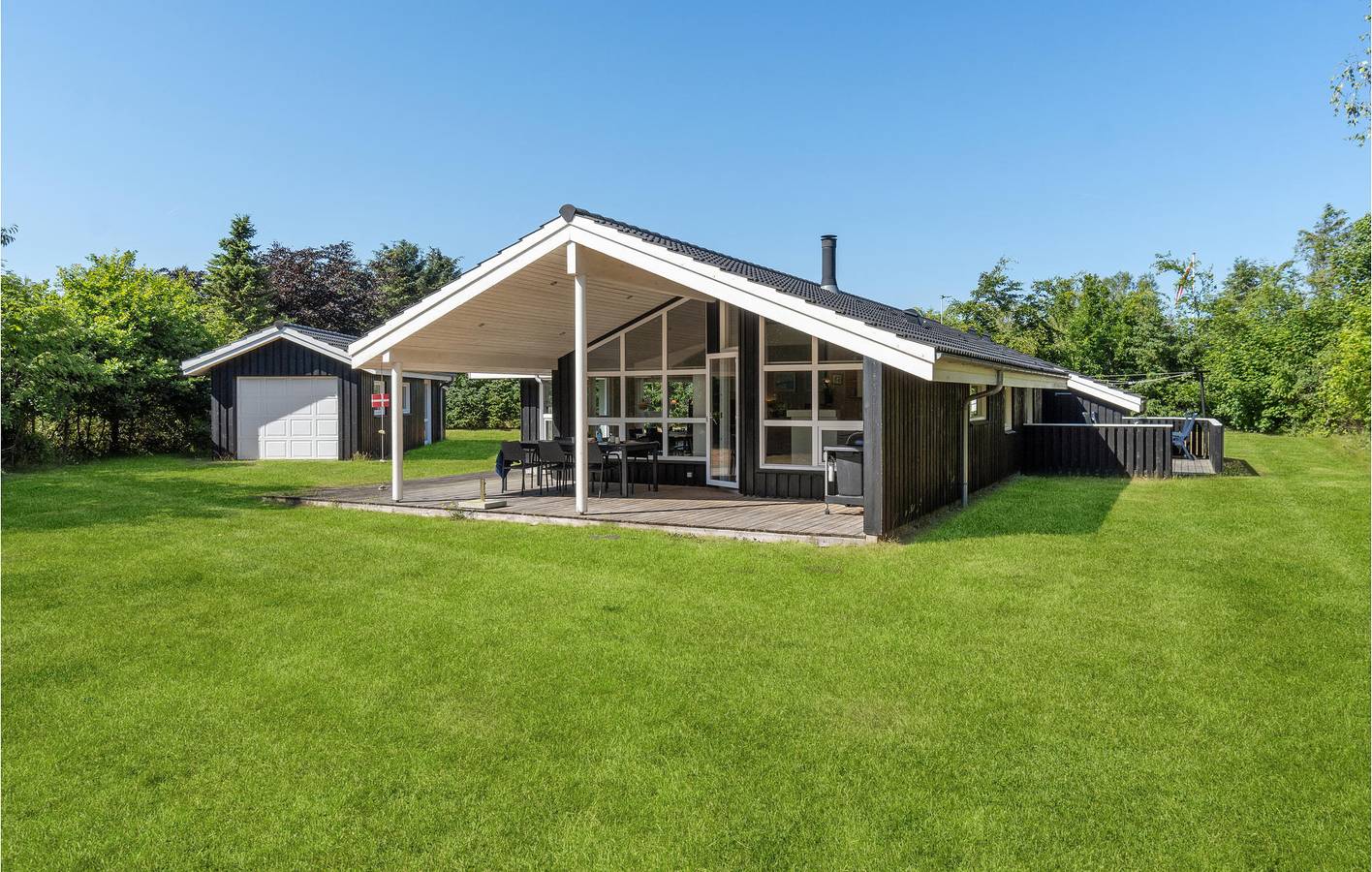 Ferienhaus für 8 Personen mit Terrasse in Hals, Limfjord in Nordjütland