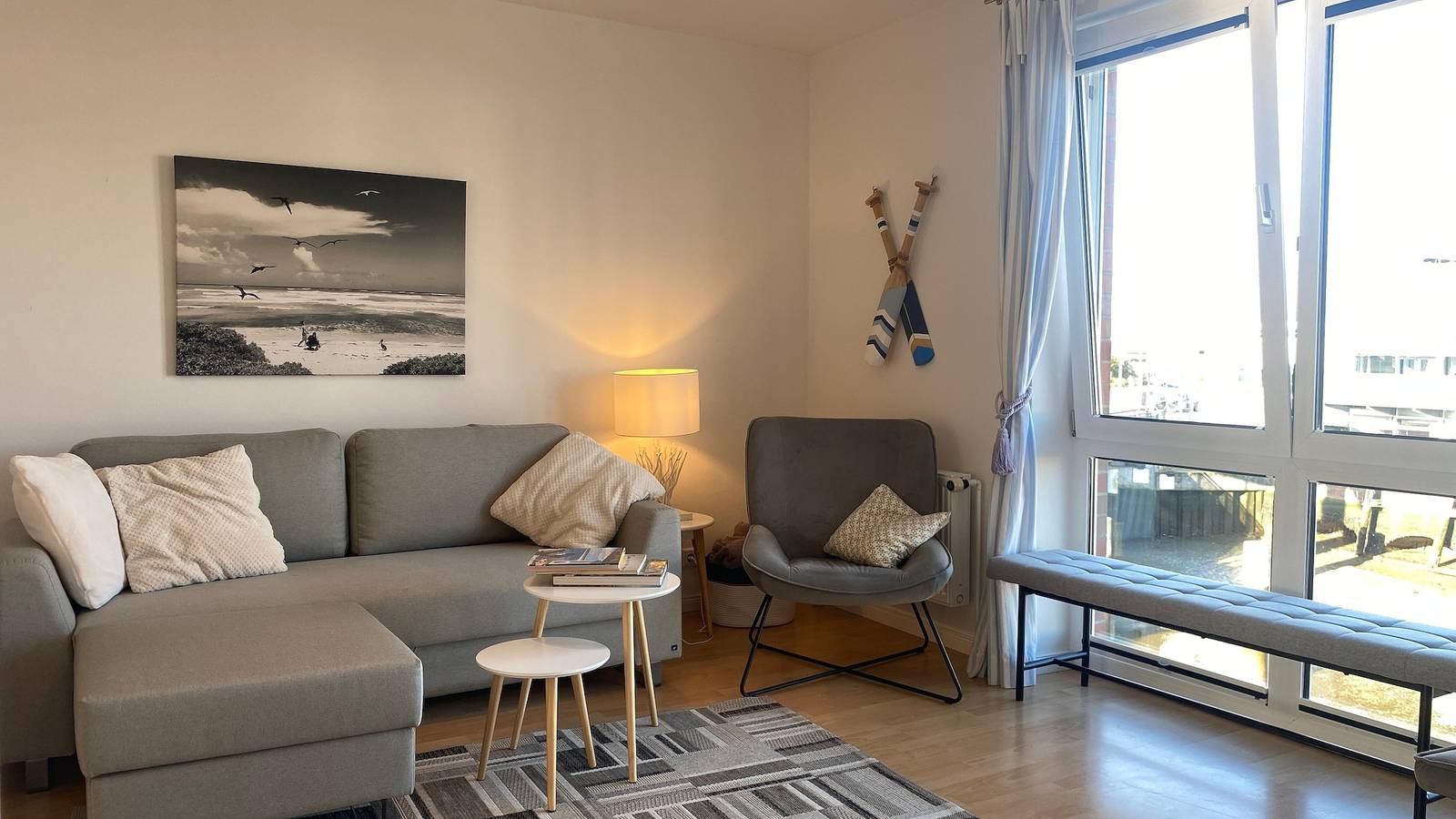 Ganze Wohnung, Ferienwohnung 'Simmerdeis Am Hafen' mit Balkon und Wi-Fi in Husum Hafen, Husum