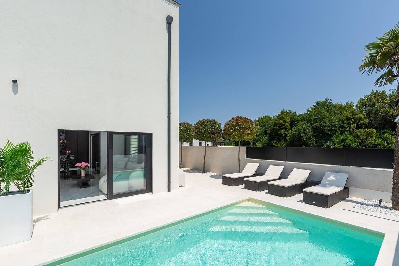 Villa Verana with pool in Basanija, Umag und Umgebung